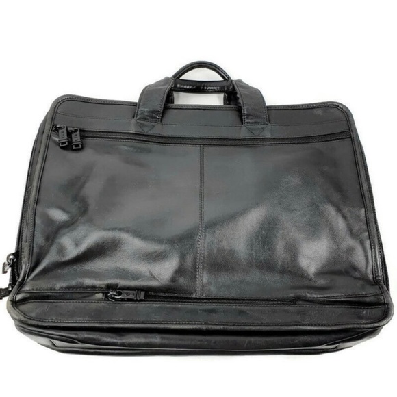 Tumi Alpha Series Black Napa Leather Briefcase - Picture 4 of 12